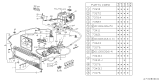 Diagram for Subaru Legacy A/C Condenser - 73020AA070