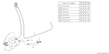 Diagram for 1994 Subaru Legacy Washer Pump - 86611AA020