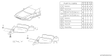 Diagram for 1991 Subaru Legacy Car Mirror - 91032AA340