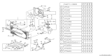 Diagram for 1992 Subaru Legacy Radiator - 45111AA180