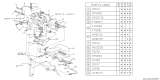 Diagram for 1992 Subaru Legacy Turbocharger - 14412AA070