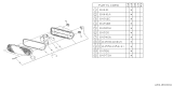 Diagram for 1991 Subaru Legacy Side Marker Light - 84910AA110