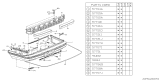 Diagram for Subaru SVX License Plate - 57745GA420