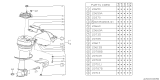 Diagram for 1994 Subaru Legacy Shock And Strut Mount - 20370AA200