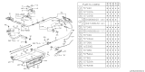 Diagram for 1991 Subaru Legacy Fuel Door Release Cable - 57330AA040