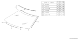 Diagram for Subaru Legacy Windshield - 65010AA040NF