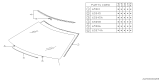 Diagram for 1993 Subaru Legacy Windshield - 65010AA040NF