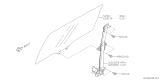 Diagram for 2019 Subaru Ascent Window Regulator - 61042XC02A