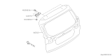 Diagram for 2011 Subaru Legacy Liftgate Hinge - 60870AG00A9P