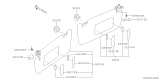 Diagram for 2020 Subaru Outback Sun Visor - 92011AL17AME