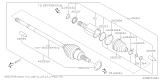 Diagram for 2019 Subaru Ascent CV Joint - 28391XC000
