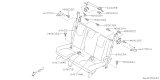 Diagram for 2021 Subaru Ascent Seat Belt - 64625XC00BVH