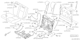 Diagram for 2019 Subaru Ascent Seat Cushion - 64520XC01A