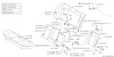 Diagram for 1995 Subaru Legacy Seat Cover - 64561AC000RA