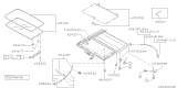 Diagram for Subaru Legacy Sunroof - 65430AC030