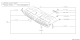 Diagram for 1999 Subaru Legacy Grille - 91061AC340