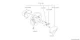 Diagram for 1995 Subaru Legacy Steering Wheel - 34311AC200ML