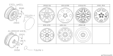 Diagram for 1995 Subaru Legacy Spare Wheel - 28111AA330