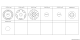 Diagram for 1996 Subaru Outback Wheel Cover - 28811AC130