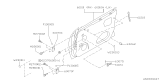 Diagram for 2005 Subaru Baja Door Hinge - 61220AC000