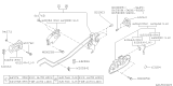 Diagram for Subaru Outback Rear Passenger Door Handle Latch - 63318AC000