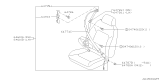 Diagram for 1997 Subaru Outback Seat Belt - 64619AC230MU