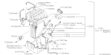 Diagram for 1996 Subaru Legacy A/C Hose - 73550AC010