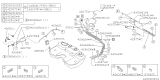 Diagram for 1999 Subaru Outback Fuel Line Clamps - 42128AC020