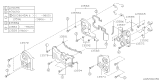 Diagram for 1996 Subaru Outback Timing Cover - 13570AA051