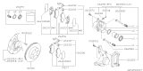 Diagram for 1997 Subaru Outback Brake Caliper Bracket - 26226AC010