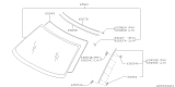 Diagram for Subaru Windshield - 65009AC510NF