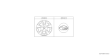 Diagram for 2019 Subaru Forester Wheel Cover - 28811SJ000