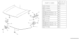 Diagram for 1992 Subaru SVX Hood Release Cable - 57330PA010MH