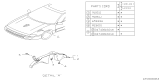 Diagram for 1993 Subaru SVX Wheelhouse - 91022PA000