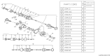 Diagram for 1996 Subaru SVX Axle Shaft - 28021PA023