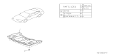 Diagram for 1993 Subaru SVX Underbody Splash Shield - 56410PA001