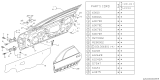 Diagram for Subaru SVX Door Check - 62090PA000