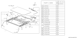 Diagram for Subaru SVX Sunroof - 65411PA000