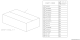 Diagram for Subaru SVX Cylinder Head Gasket - 11044AA241