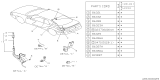 Diagram for Subaru SVX Antenna - 86321PA000