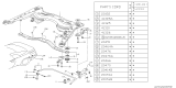 Diagram for Subaru Legacy Crossmember Bushing - 41322AA010