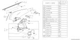 Diagram for Subaru SVX Window Regulator - 62102PA000