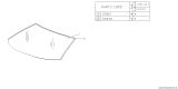 Diagram for 1995 Subaru SVX Windshield - 65001PA230