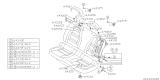 Diagram for 1996 Subaru SVX Seat Cover - 64490PA130MD