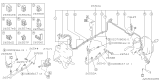 Diagram for Subaru SVX Brake Line - 26550PA020