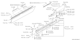 Diagram for 1994 Subaru SVX Door Moldings - 91057PA060