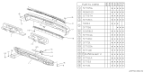 Diagram for Subaru XT Bumper - 57726GA360