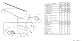 Diagram for 1990 Subaru XT Wiper Blade - 86542GA262