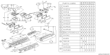 Diagram for 1991 Subaru XT Dome Light - 84912GA091