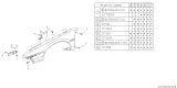 Diagram for Subaru XT Fender - 57120GA300
